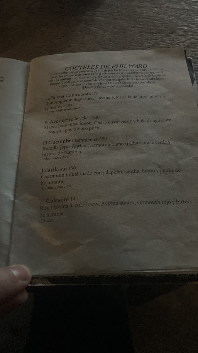 De La O Cantina Menu - Image 2