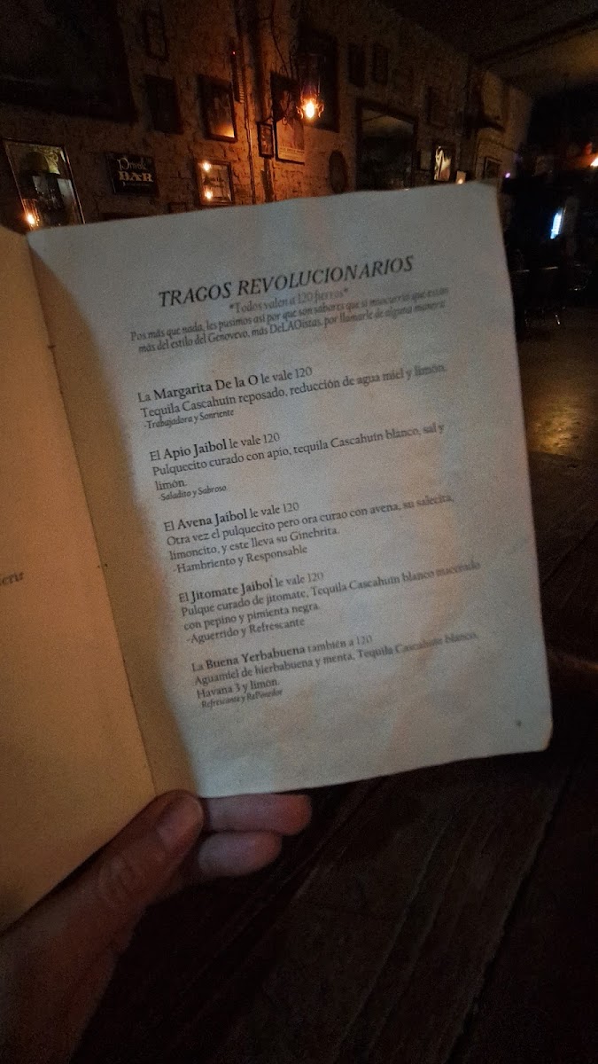De La O Cantina Menu - Image 6